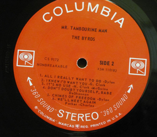 The Byrds : Mr. Tambourine Man (LP, Album, RP)