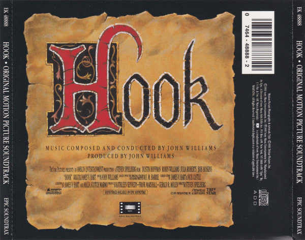 John Williams (4) : Hook (Original Motion Picture Soundtrack) (CD, Album)