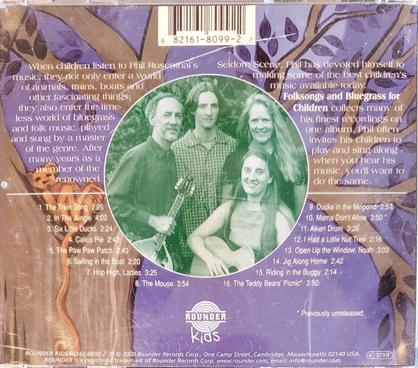 Phil Rosenthal : Folksongs And Bluegrass For Children (CD, Comp)
