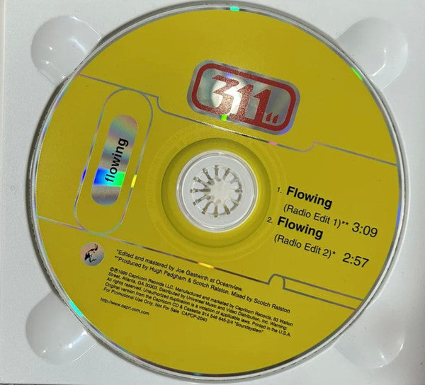 311 : Flowing (CD, Single, Promo)