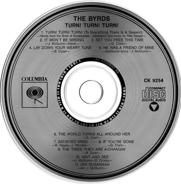 The Byrds : Turn! Turn! Turn! (CD, Album, RE)