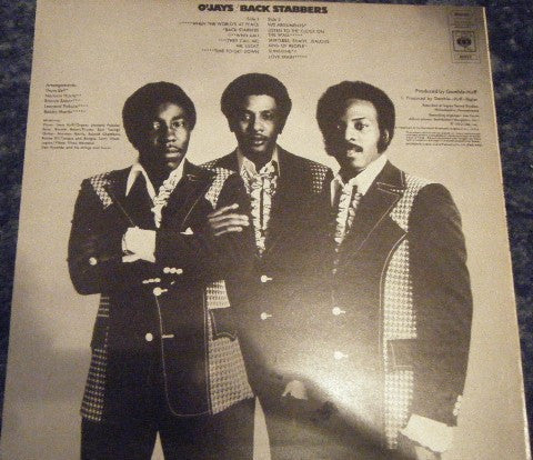 The O'Jays : Back Stabbers (LP, Album)
