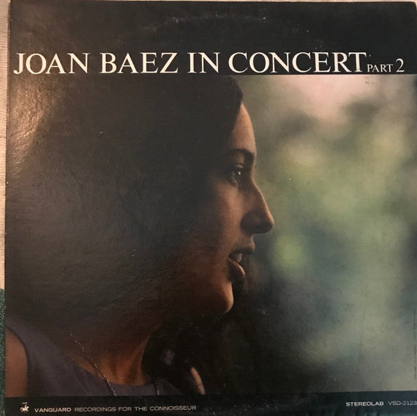 Joan Baez : In Concert Part 2 (LP, Album, RE, Gol)