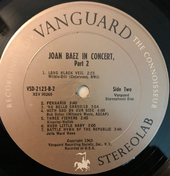 Joan Baez : In Concert Part 2 (LP, Album, RE, Gol)