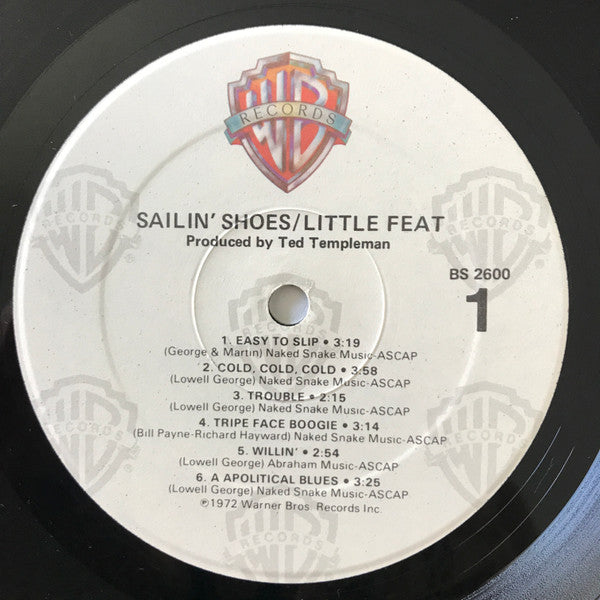 Little Feat : Sailin' Shoes (LP, Album, RE, Spe)