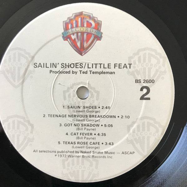 Little Feat : Sailin' Shoes (LP, Album, RE, Spe)