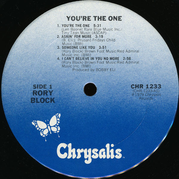 Rory Block : You're The One (LP, Album)