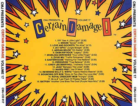 Various : CMJ Presents Certain Damage! Volume 17 (CD, Comp, Promo)