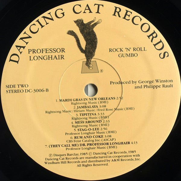 Professor Longhair : Rock 'N' Roll Gumbo (LP, Album, RE)