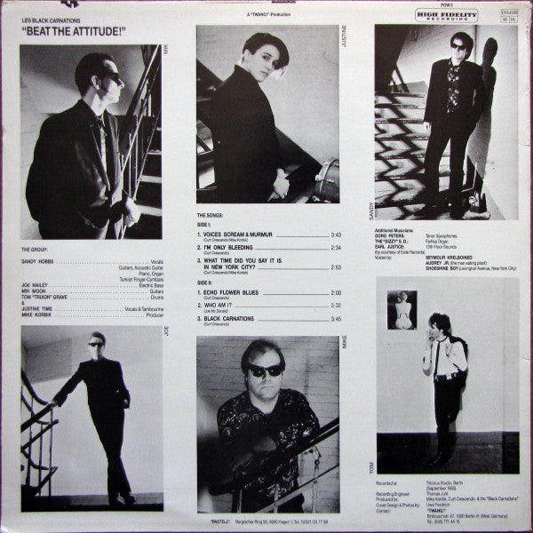 Les Black Carnations : Beat The Attitude! (12", EP)