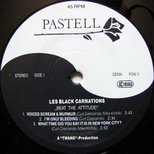 Les Black Carnations : Beat The Attitude! (12", EP)