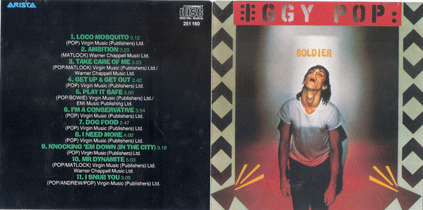 Iggy Pop : Soldier (CD, Album, RE)