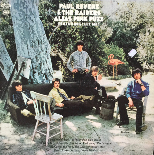 Paul Revere & The Raiders Featuring Mark Lindsay : Alias Pink Puzz (LP, Album, Pit)