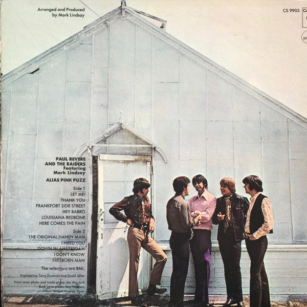 Paul Revere & The Raiders Featuring Mark Lindsay : Alias Pink Puzz (LP, Album, Pit)