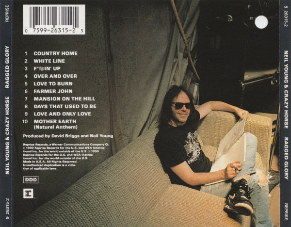 Neil Young + Crazy Horse : Ragged Glory (CD, Album)