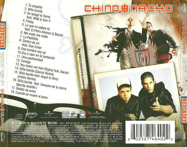 Chino & Nacho : Mi Niña Bonita Reloaded (CD, Album)