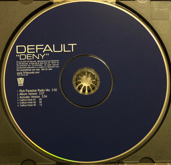Default (4) : Deny (CD, Single, Promo)