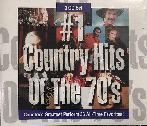 Various : #1 Country Hits of the 70's (3xCD, Comp)