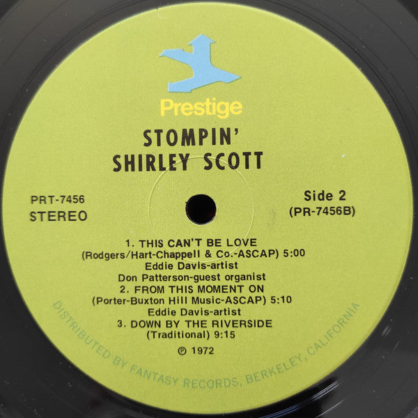 Shirley Scott / Don Patterson / Eddie "Lockjaw" Davis : Stompin' (LP, Album, RE)