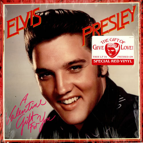 Elvis Presley : A Valentine Gift For You (LP, Comp, Red)