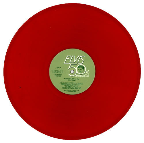 Elvis Presley : A Valentine Gift For You (LP, Comp, Red)