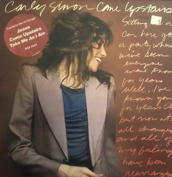 Carly Simon : Come Upstairs (LP, Album, Los)
