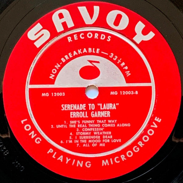 Erroll Garner : Plays Serenade To "Laura" (LP, Comp, Mono, RM, RP, MGM)