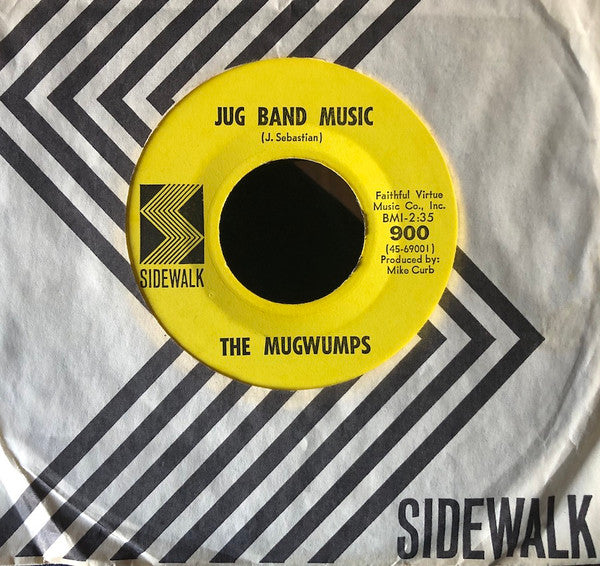The Mugwumps (2) : Bald Headed Woman / Jug Band Music (7", Single, Mono)
