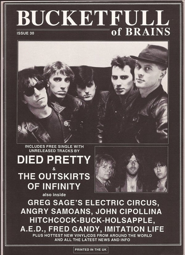 Died Pretty / Outskirts Of Infinity : Stoneage Cinderella (Live) / Stoned Crazy (Live) (7", Promo)
