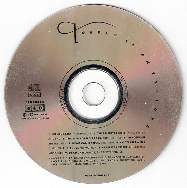 Various : Lonely Is An Eyesore (CD, Comp)