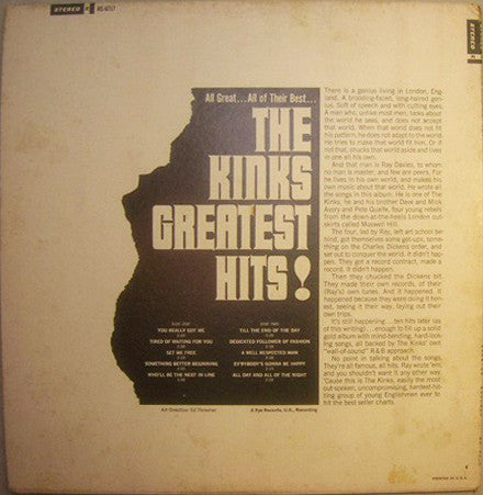 The Kinks : The Kinks Greatest Hits! (LP, Comp)