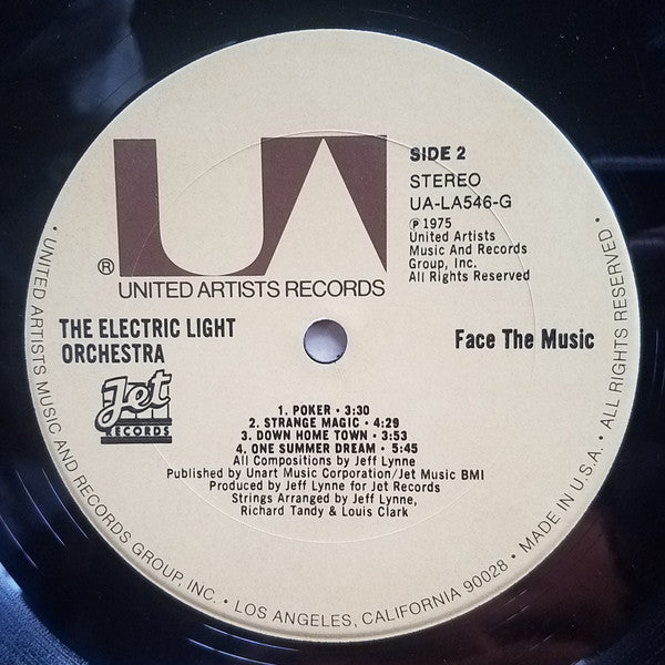 Electric Light Orchestra : Face The Music (LP, Album, CRC)
