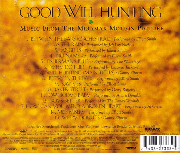 Various : Good Will Hunting (Music From The Miramax Motion Picture) (CD, Comp)