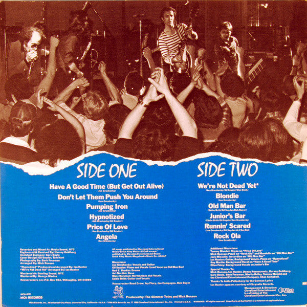 Iron City Houserockers : Have A Good Time (But Get Out Alive) (LP, Album, Glo)