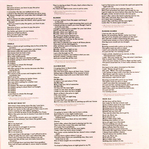 Iron City Houserockers : Have A Good Time (But Get Out Alive) (LP, Album, Glo)