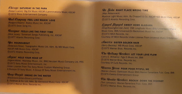 Various : Feels Like The First Time: Classic Rock From Restoration Hardware (CD, Comp)