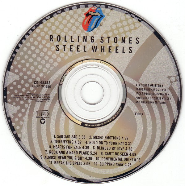 The Rolling Stones : Steel Wheels (CD, Album, Dig)