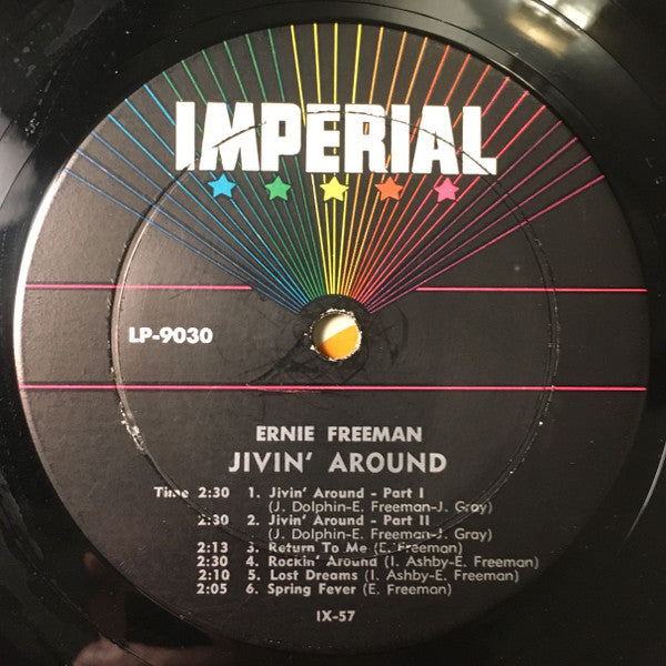 Ernie Freeman : Jivin "O" Round (LP, RE)
