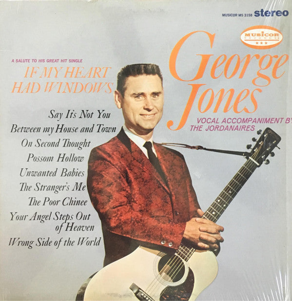 George Jones (2) : If My Heart Had Windows (LP)