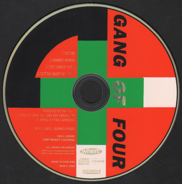 Gang Of Four : Tattoo (CD, EP)