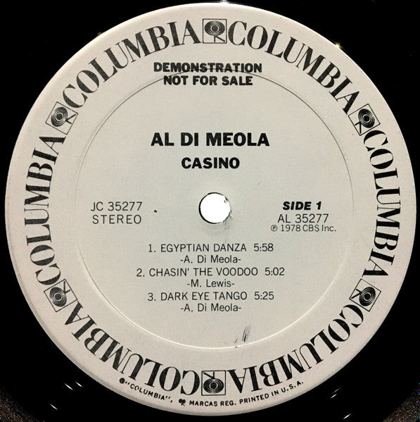 Al Di Meola : Casino (LP, Album, Promo, San)