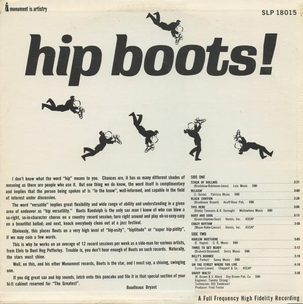 Boots Randolph : Hip Boots! (LP, Album)