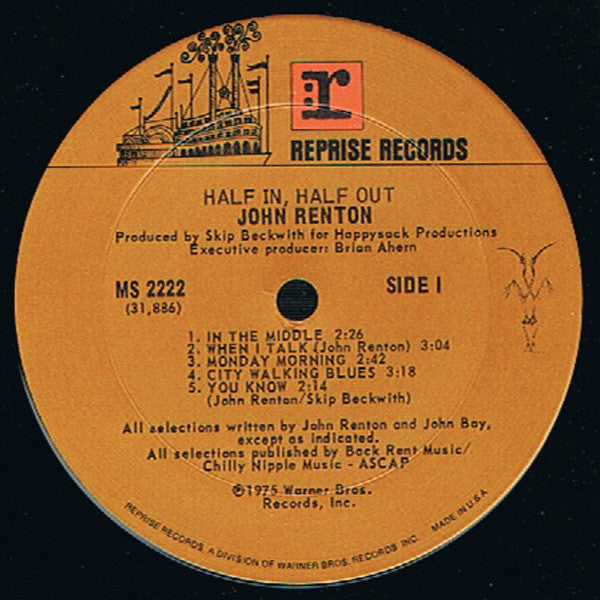 John Renton : Half In Half Out (LP)
