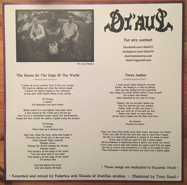 Mos Generator + Di'Aul : Mos Generator + Di'Aul (12", Ltd, Num, Whi)