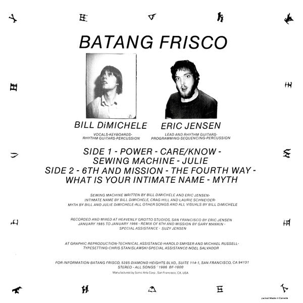 Batang Frisco : Batang Frisco (LP, Album)