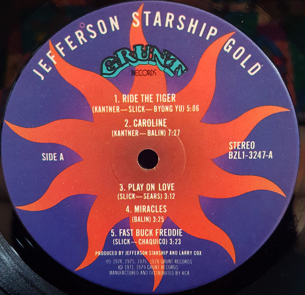 Jefferson Starship : Gold (LP, Comp, Gat)