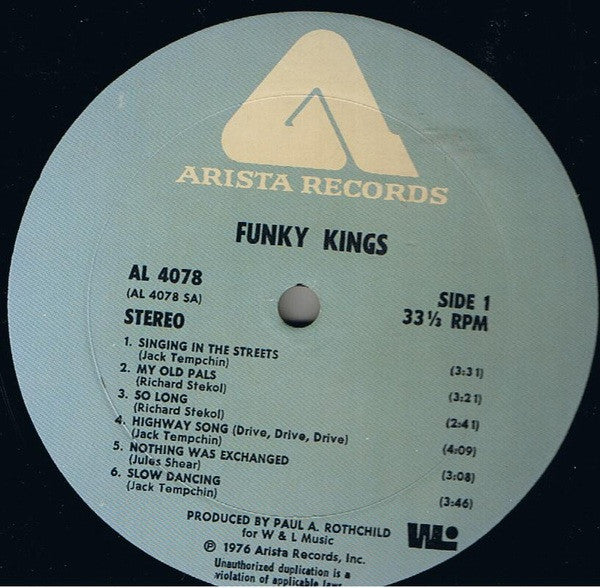 Funky Kings : Funky Kings (LP, Album, H.V)