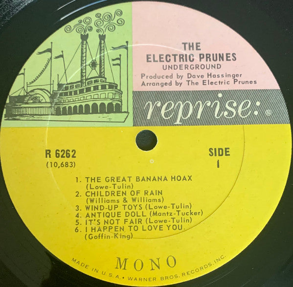 The Electric Prunes : Underground (LP, Album, Mono)