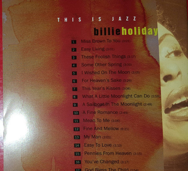 Billie Holiday : This Is Jazz  (CD, Comp, RM)