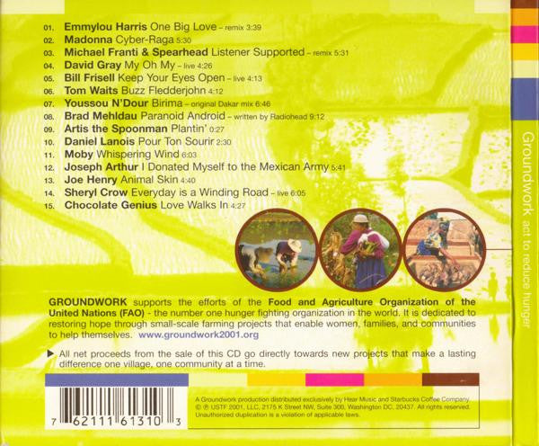 Various : Groundwork: Act To Reduce Hunger (CD, Comp)